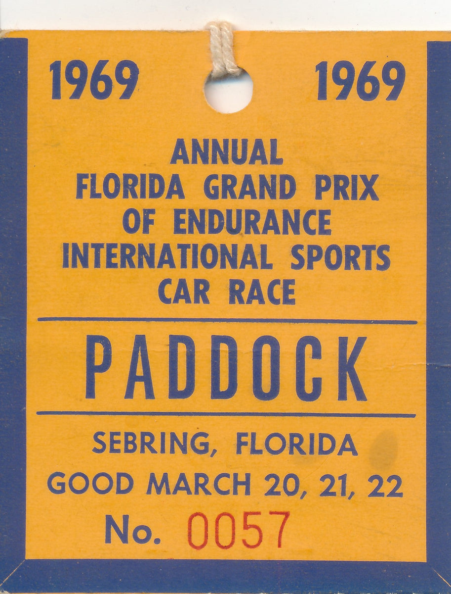 1969 Annual Florida Grand Prix of Endurance International Sports Car R