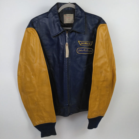 Johnny Rutherford's Leather Monroe Jacket. From the Private Collection of Johnny Rutherford.