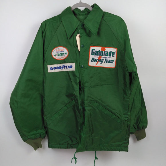 Betty Rutherford's 1975 Gatorade Jacket Small. Includes hood in pocket. From the Private Collection of Johnny Rutherford.