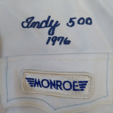 Johnny Rutherford's 1976 Indy 500 Monroe Jacket Medium. From the Private Collection of Johnny Rutherford.