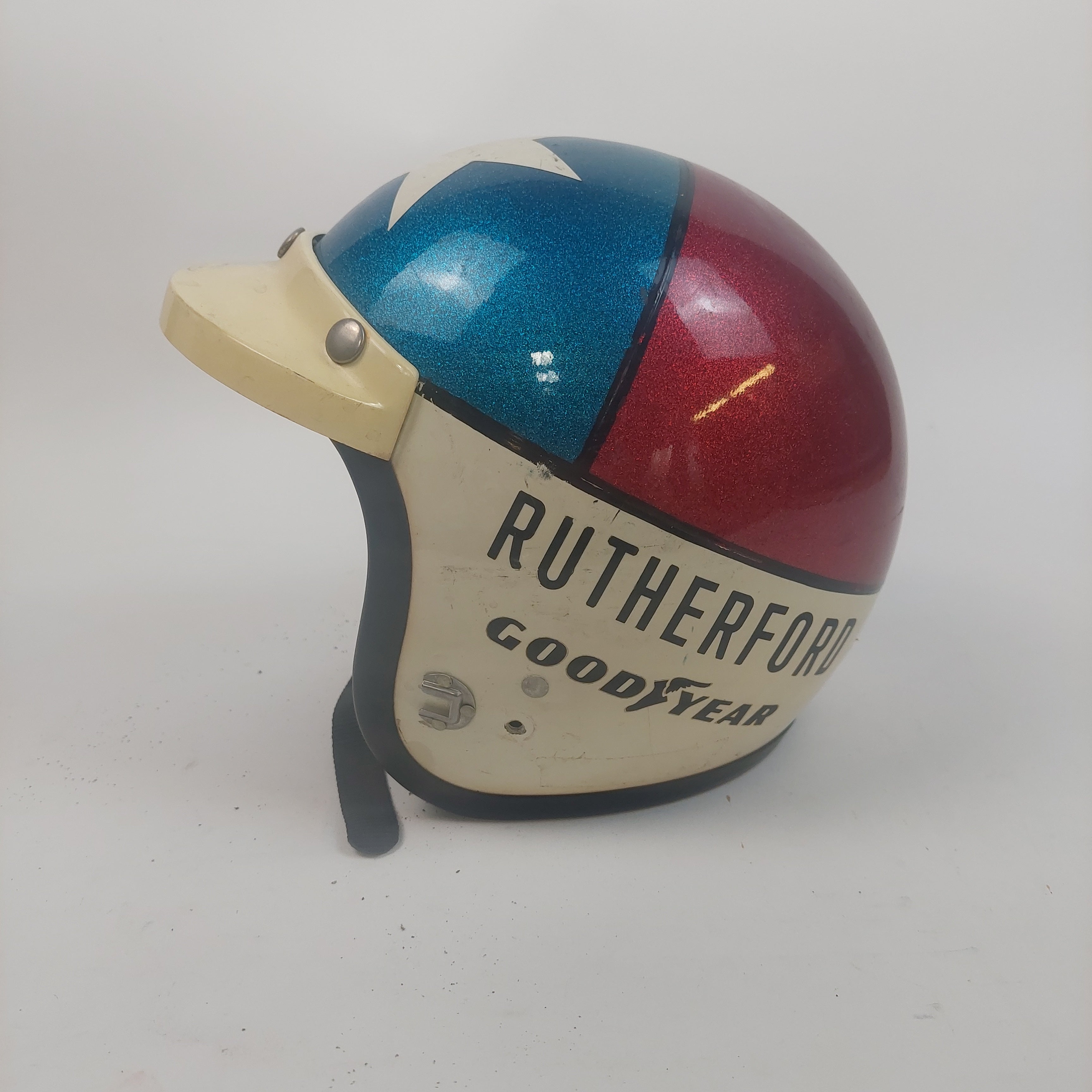 Johnny Rutherford Race Worn Bell Helmet – Radius Nation