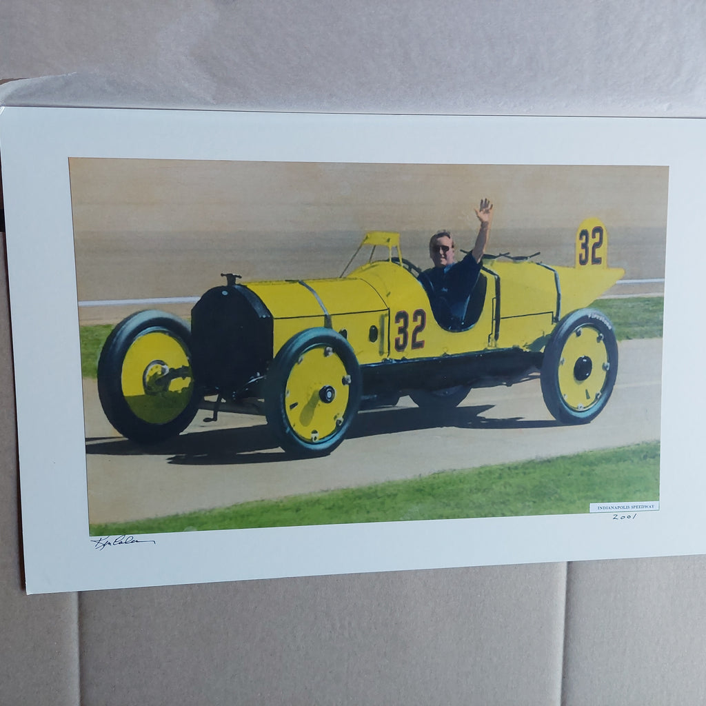 2001 Legends Day Johnny Rutherford 1911 Marmon Wasp On Track Photo