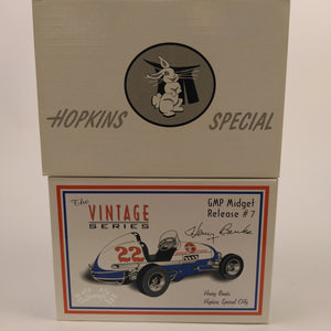 Henry Banks Midget GMP Diecast. Box autographed by Johnny Rutherford. From the Private Collection of Johnny Rutherford.