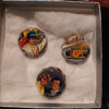 Johnny Rutherford's Lot of 3 Custom painted bottle caps