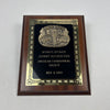Johnny Rutherford's 1987 Indianapolis American Foundrymens Society Keynote Speaker Plaque