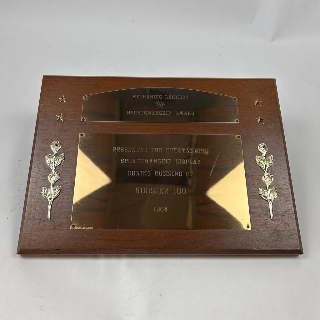 Johnny Rutherford's Mechanics Laundry Sportsman Award