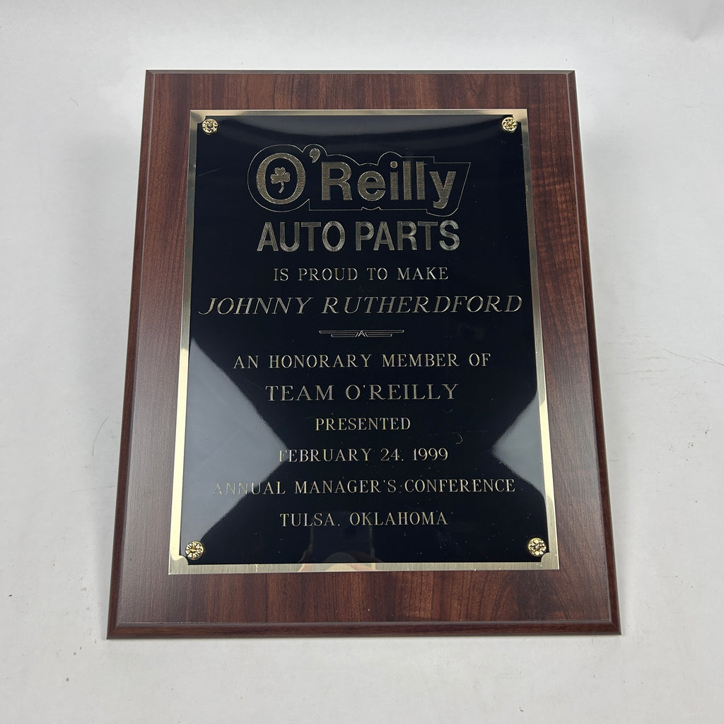 Johnny Rutherford's 1999 O'Reilly Auto Parts Award