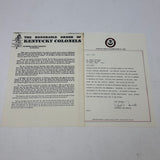 Johnny Rutherford's Kentucky Colonel Award. Presented in 1987.