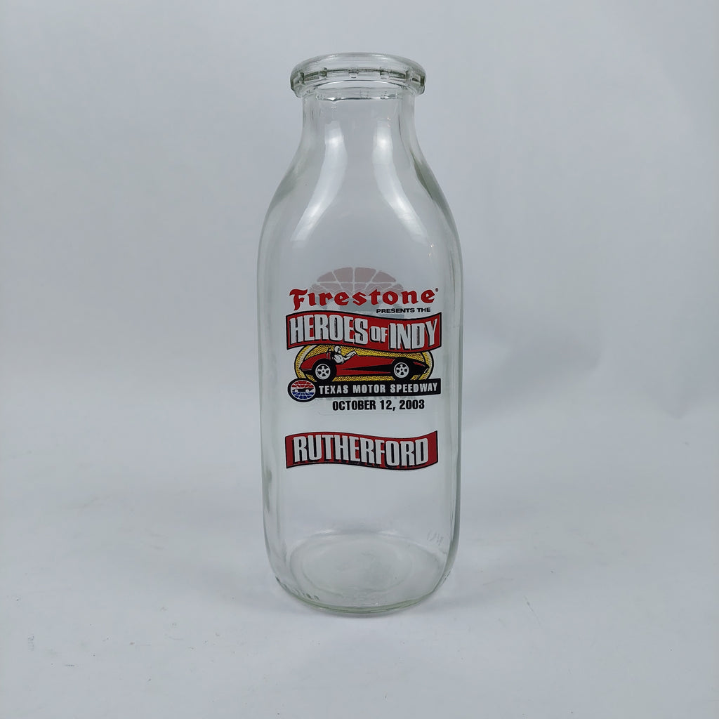 Johnny Rutherford's 2003 TMS Heroes of Indy Milk Bottle