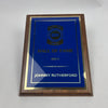 Johnny Rutherford's National Association of Auto Racing Fan Clubs Hall of Fame Induction Plaque. Presented in 2011.