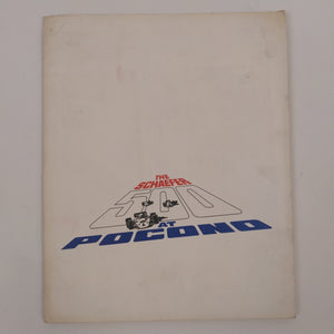 1971 IndyCar Schaefer 500 Press Kit Pocono Raceway