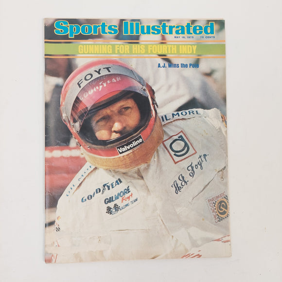 1975 Sports Illustrated Magazine - A.J. Foyt Wins the Pole