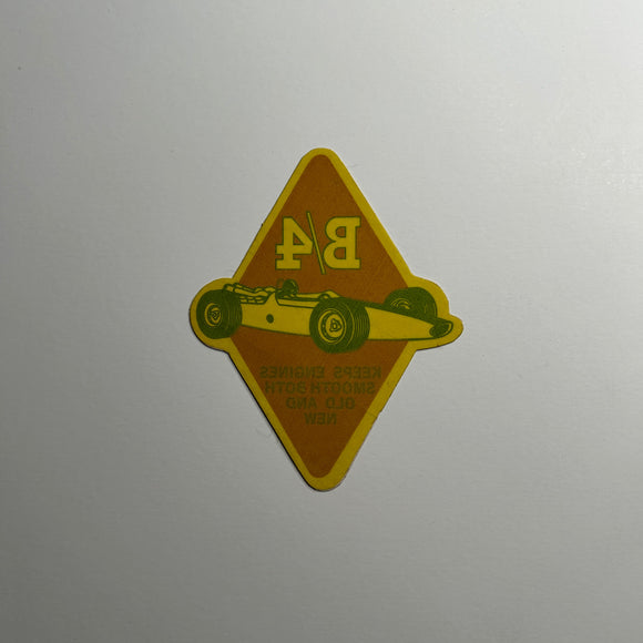 Original B/4 Keeps Engines Smooth Both Old and New Decal