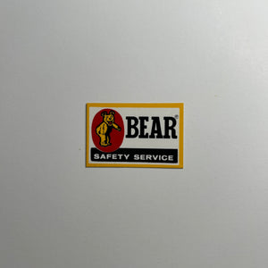 Original Bear Alignment Safety Service Decal