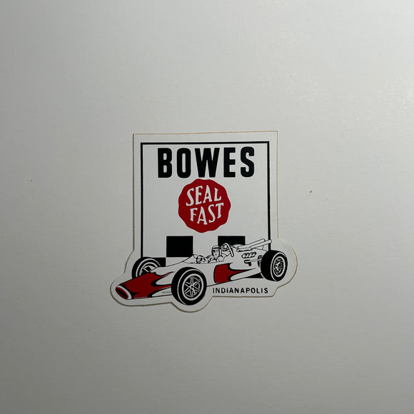 Original Bowes Seal Fast Indianapolis Decal