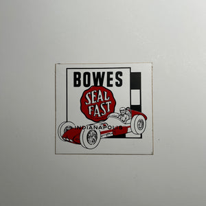 Original Bowes Seal Fast Indianapolis Square Decal