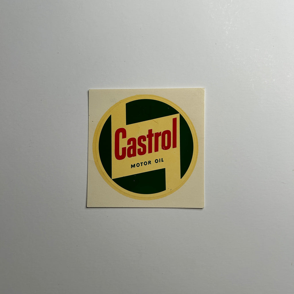 Original Castrol Motor Oil Circle Decal
