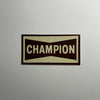 Original Champion Brown and Cream Decal