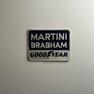 Original Martini Brabham Goodyear Patch