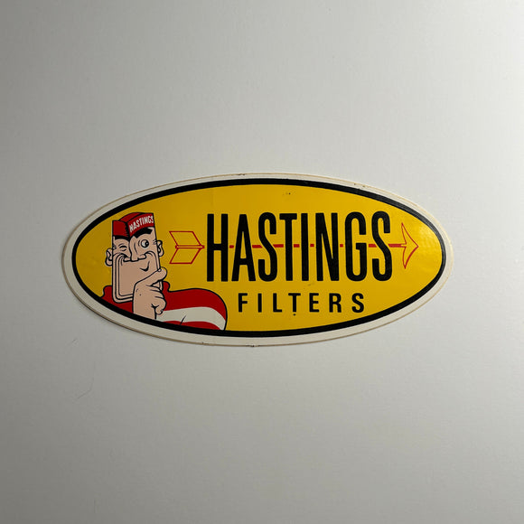 Original Hastings Filters Oval Decal