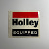 Original Holley Equipped Square Decal