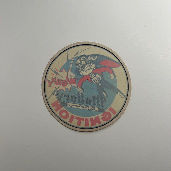 Original Mighty Mallory Ignition Reversed Decal