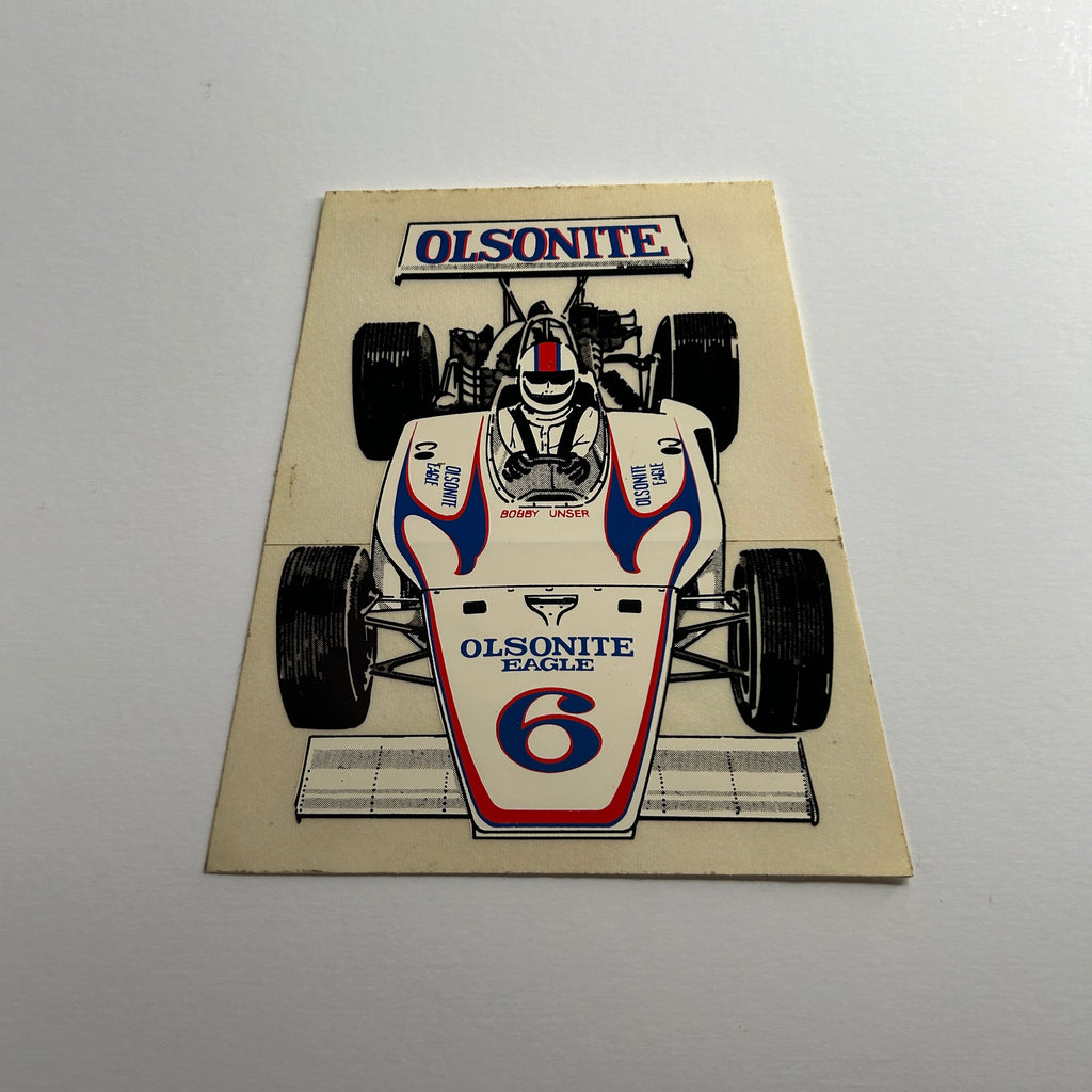 Original Olsonite 6 Car Decal