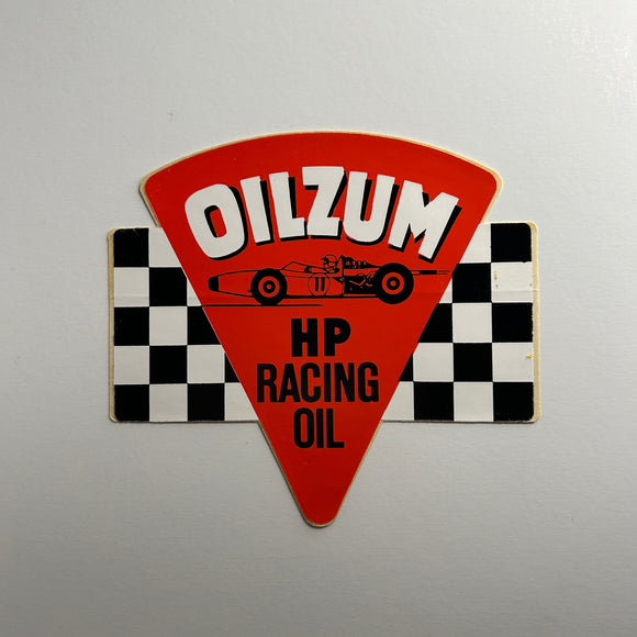 Original Oilzum HP Racing Oil Decal