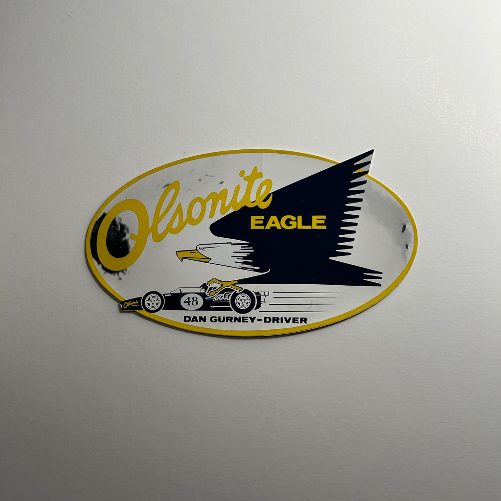 Original Olsonite Eagle Decal