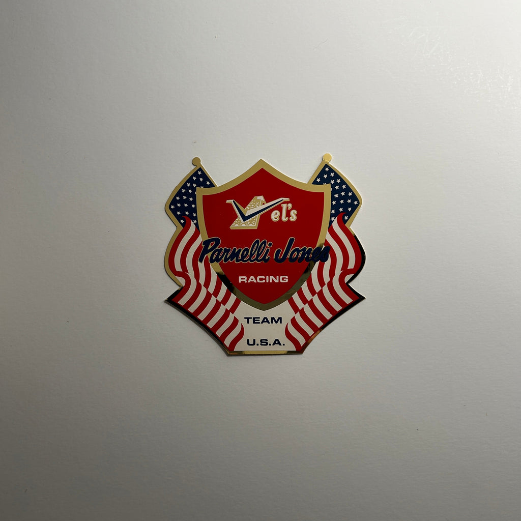 Original Vel's Parnelli Jones Racing Team U.S.A. Decal