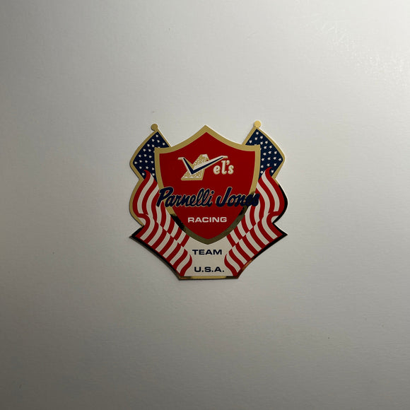 Original Vel's Parnelli Jones Racing Team U.S.A. Decal