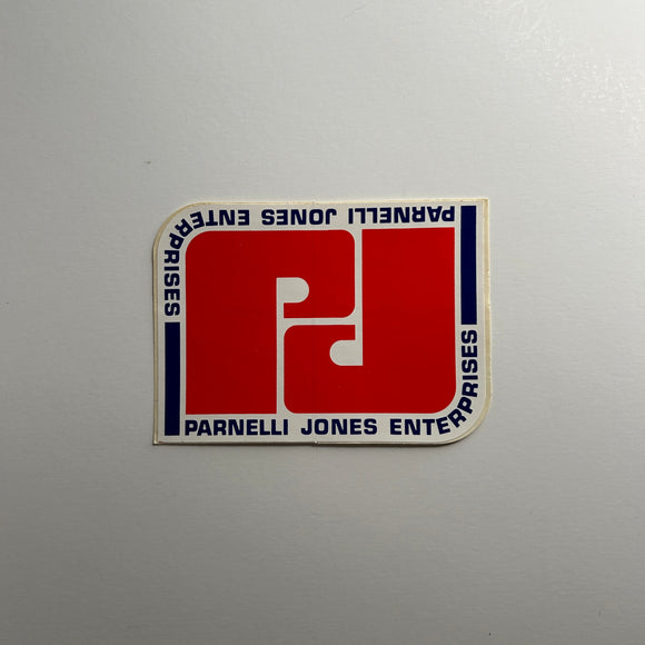 Original Parnelli Jones Enterprises Decal