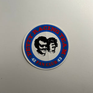 Original Petty Racing Team Fan Club 42 43 Decal