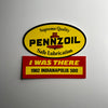 Original I was There 1982 Indianapolis 500 Pennzoil Decal