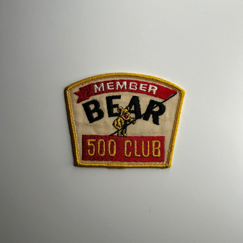 Original Bear Alignment 500 Club Member Patch