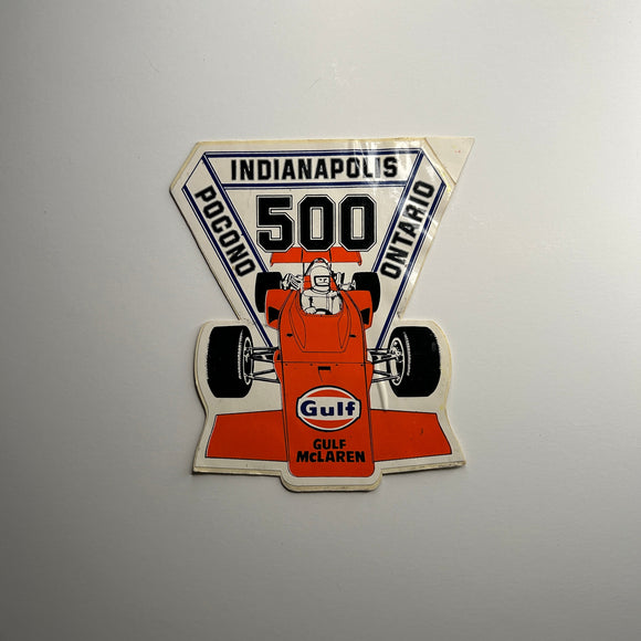 Original Indianapolis 500 Pocono 500 Ontario 500 Car Decal