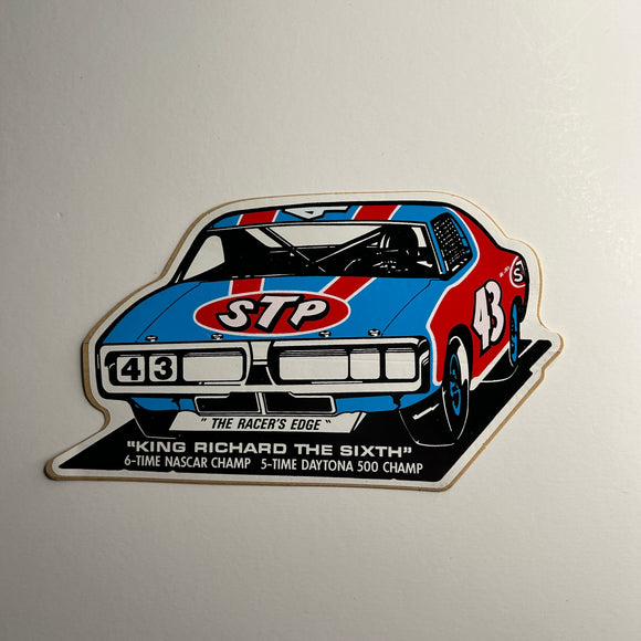 Original King Richards 6 time NASCAR Decal