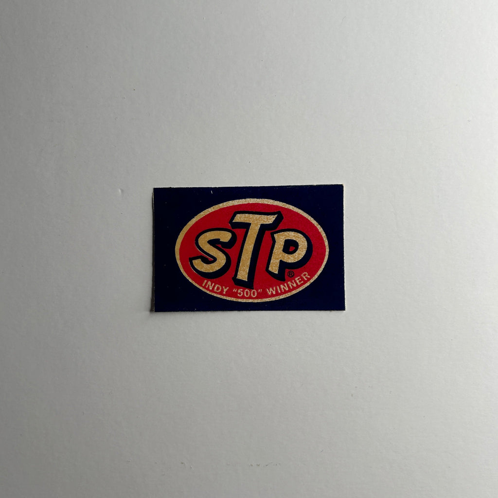 Original STP Indy "500" Winner Decal Rectangle