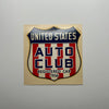 Original USAC United States Auto Club 1956 Registered Car Waterslide Decal