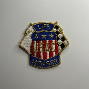 Original USAC United States Auto Club Life Member Patch