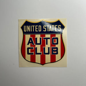 Original USAC United States Auto Club Waterslide Decal