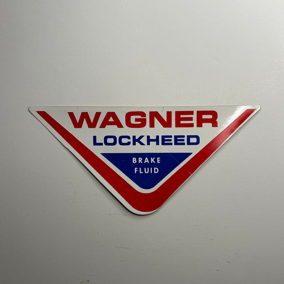 Original Wagner Lockheed Brake Fluid Decal