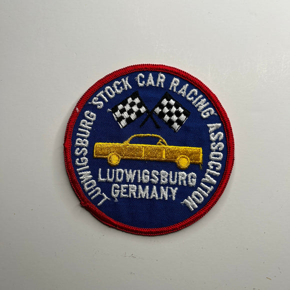 Original Ludwigsburg Germany Stock Car Racing Association Patch