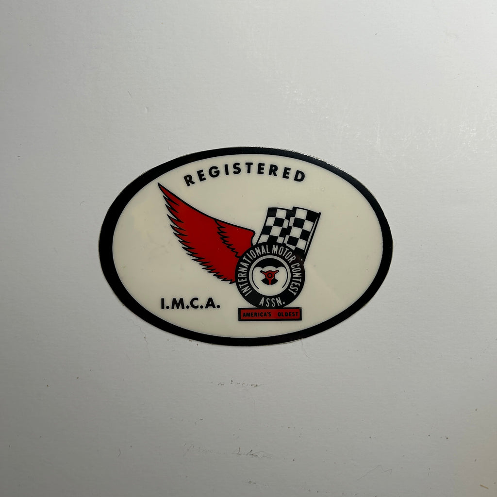 Original Registered International Moto Contest Association Decal