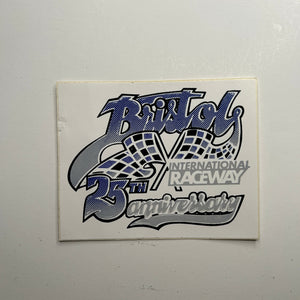 Original Bristol International Speedway 25th Anniversary Decal