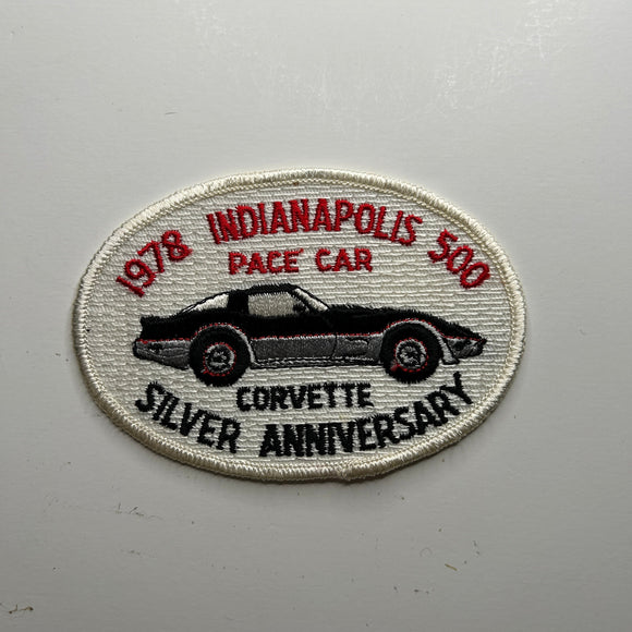 Original 1978 Indianapolis 500 Silver Anniversary Pace Car Patch