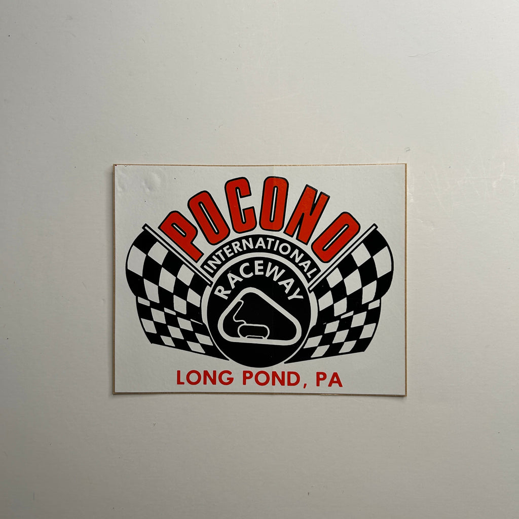 Original Pocono International Raceway Decal