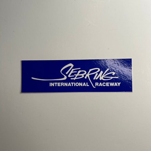 Original Sebring International Raceway Decal