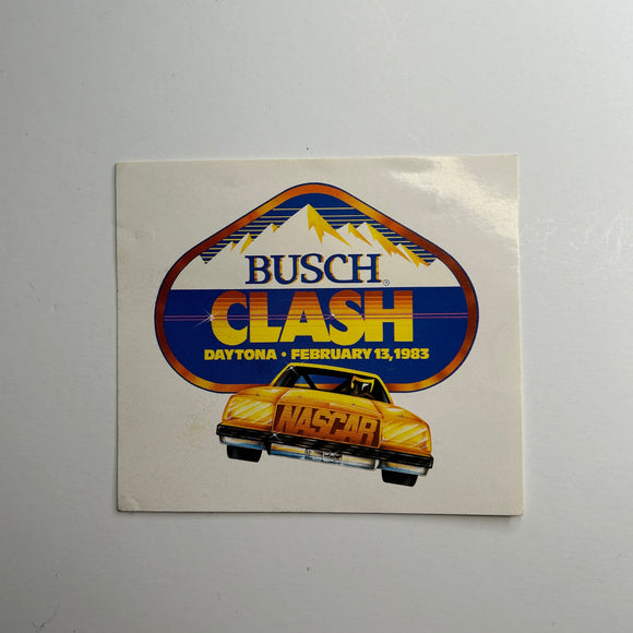 Original Busch Clash Daytona 1983 Decal