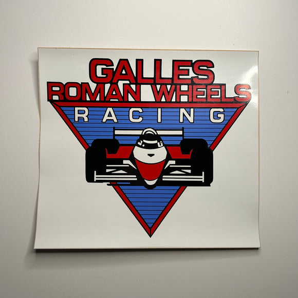 Original Galles Roman Wheels Racing Decal